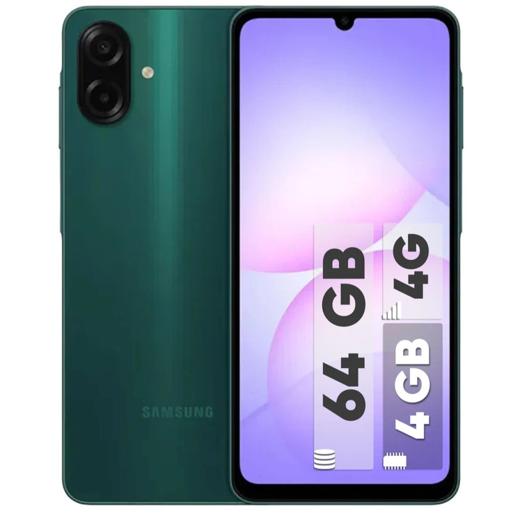 گوشى موبايل سامسونگ مدل A07 Galaxy دو سيم كارت ظرفيت ۶۴گيگابايت و رم ۴ گيگابايت رنگ مشکی