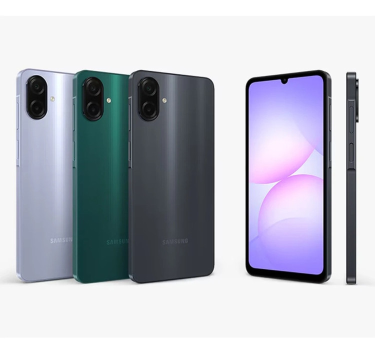گوشى موبايل سامسونگ مدل A07 Galaxy دو سيم كارت ظرفيت ۶۴گيگابايت و رم ۴ گيگابايت رنگ مشکی